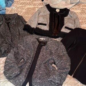 Elegant Gray Women's Jacket